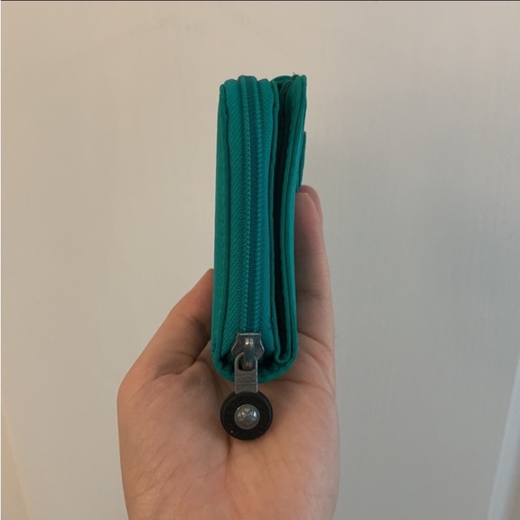 Kipling Turquoise Compact Wallet - Picture 6 of 13
